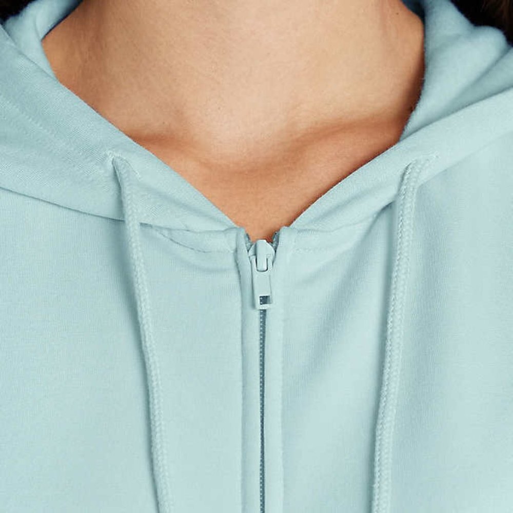 Eddie Bauer® Women's Ocean Blue Active Full Zip Hoodie NWT - Picture 3 of 3